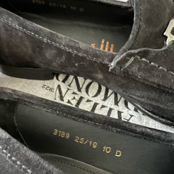 Black suede Allen Edmonds Vinci Bit Loafers worn once - Picture 5 of 5